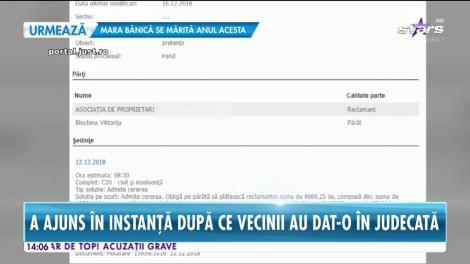 Vica Blochina și-a renovat apartamentul, dar a rămas cu restanțe la întreținere