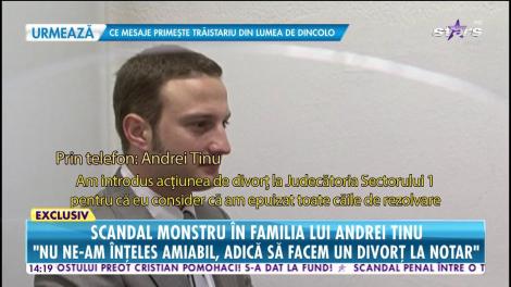 După ce a fost filmat cu noua iubită, Andrei Tinu, fiul regretatului jurnalist, spune adevărul despre divorț