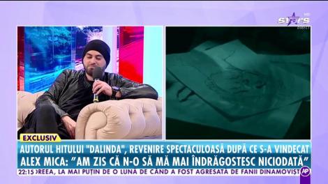Alex Mica, autorul hitului "Dalinda", revenire spectaculoasă după ce s-a vindecat! "Am zis că n-o să mă mai îndrăgostesc niciodată!"