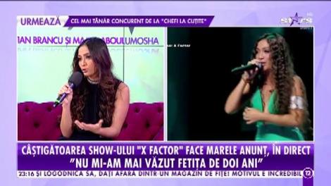 Povestea neștiută a Bellei Santiago, câștigătoarea de la X Factor: "Nu mi-am văzut fetița de doi ani"