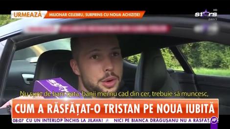 Cum o răsfaţă Tristan Tate pe noua iubită
