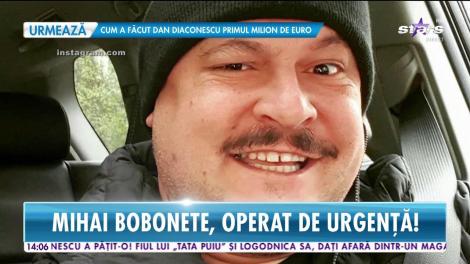 Mihai Bobonete a fost operat de urgenţă! Actorul a suferit un pneumotorax masiv