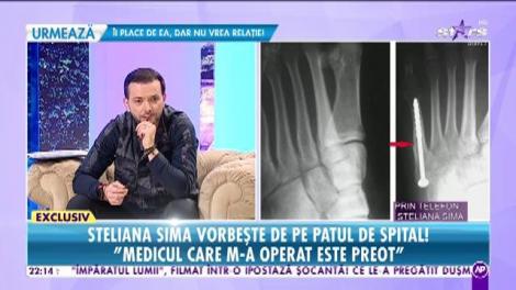 Steliana Sima, primele declaraţii direct de pe patul de spital