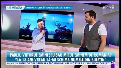 Pablo, micul artist care vrea să își schimbe numele real