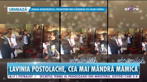 Lavinia Postolache, fosta Miss World România, şi-a botezat băieţelul
