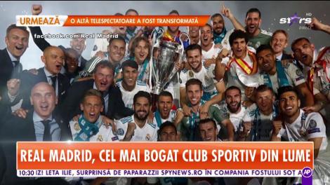 Real Madrid a redevenit cel mai bogat club din lume