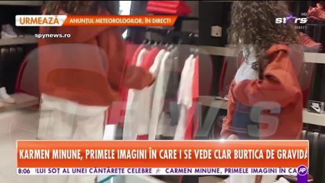 Karmen Minune, primele imagini în care i se vede clar burtica de gravidă