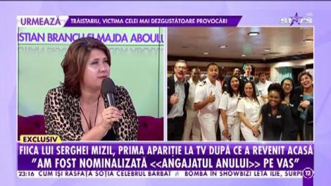 Serghei Mizil și fiica sa, Ana, prima apariție la TV după ce a revenit acasă