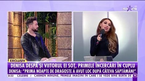 Denisa Despa și viitorul ei soț, primele încercări în cuplu