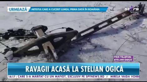 Ploaia înghețată, ravagii acasă la Stelian Ogică