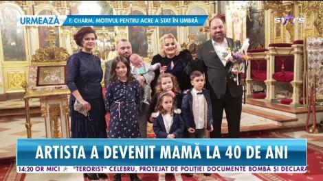 Artista Geta State a devenit mamă la 40 ani