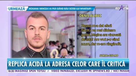 Denis Alibec le dă decisiva invidioșilor: „Nu e treaba nimănui pe ce dau eu banii munciți de mine”