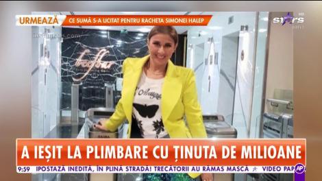 Ana Maria Prodan, la plimbare cu o ținută de jumătate de milion de euro! Doar geanta a costat 80.000 de euro