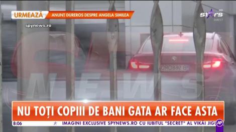 Nu toți copiii de bani gata ar face așa ceva. Imaginile îl vor face mândru pe Gigi Becali
