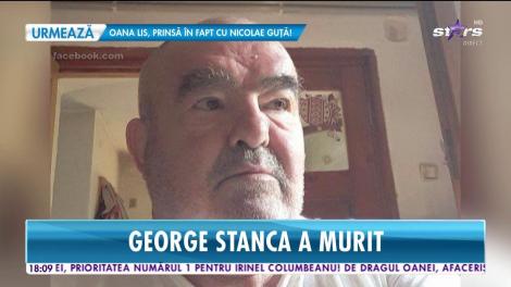 A murit cunoscutul ziarist și scriitor George Stanca
