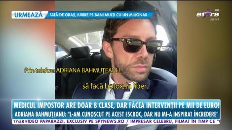 Vedetele reacţionează în cazul impostorului cu opt clase care făcea operaţii estetice. Zeci de femei au fost în pericol de moarte