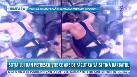 Soția lui Dan Petrescu, siluetă perfectă la 40 de ani