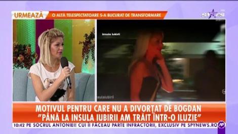 Hannelore, motivul pentru care nu a divorţat de Bogdan