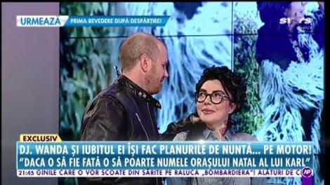 Dj. Wanda şi iubitul ei îşi fac planurile de nuntă... pe motor