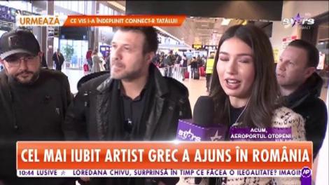 Giannis Ploutarchos a ajuns la București! Cel mai iubit artist din Grecia va susține un concert la Sala Palatului de Ziua Îndrăgostiților