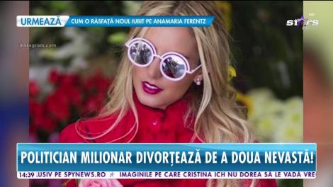 Scandal monstru în lumea bogaţilor! Un politician milionar divorţează de a doua nevastă!