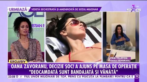 Oana Zăvoranu, mai fericită ca oricând după operația de micșorare a sânilor: "Pot să spun că am greșit"