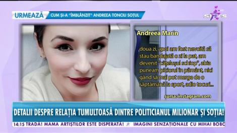 Andreea Marin, de urgenţă la medic. Vedeta are noi probleme de sănătate după ce a fost operată recent