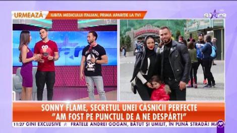 Sonny Flame, gest de iubire: ”I-am compus o melodie soției mele”