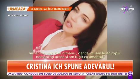 Cristina ICH, primele declaraţii despre întâlnirea cu fostul iubit!