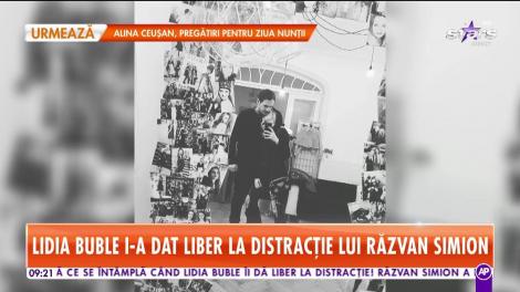 Lidia Buble i-a dat liber la distracţie lui Răzvan Simion