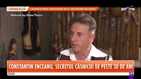 Constantin Enceanu a dezvăluit secretul unei căsnicii de peste 30 de ani. La ce nu a renunțat nici până acum