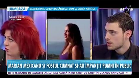 Marian Mexicanu şi Paula Lincan, bătaie în toată regula, în public