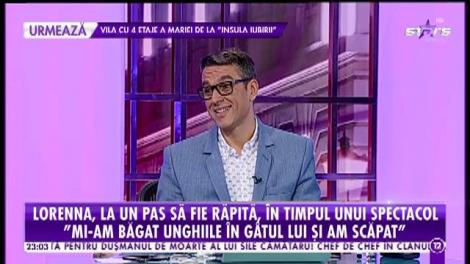 Lorenna, cântăreaţa celebră pentru melodia dedicată tigăilor, la un pas să fie răpită, în timpul unui spectacol