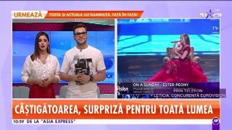 Ester Peony va reprezenta România la Eurovision 2019 în Israel. Letiția Moisescu face dezvăluiri din culise