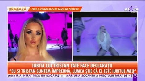 Cristina Pazurati, actuala iubită a lui Tristan Tate, declarații despre relația lor: „Cine este Bianca Drăgușanu?! N-am auzit de ea!”