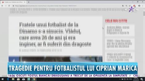 Durere fără margini pentru un cunoscut fotbalist din clubul lui Ciprian Marica! Fratele lui Tiberiu Subţirică s-a sinucis