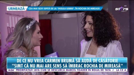De ce nu vrea Carmen Brumă să audă de căsătorie: ”Între noi nu există o hârtie, dar avem toate celelalte ingrediente”