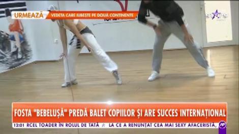 Lecţii de dans cu fosta bebeluşă Oana Ioniţă. Vedeta are succes internațional