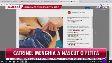 Catrinel Menghia născut! Ce nume inedit a ales vedeta pentru fetița ei