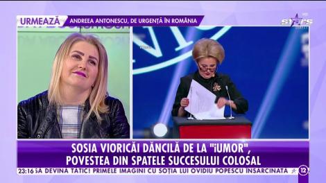 Irena Boclincă, sosia Vioricăi Dăncilă de la "iUmor": "Ideea mi-a venit într-o secundă. Eu venisem pregătită cu alt număr"