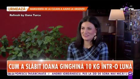 Cum a slăbit Ioana Ginghină zece kilograme într-o lună: "Vara țin o dietă cu pepene în care slăbesc 3-5 kilograme"