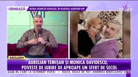 Monica Davidescu şi Aurelian Temişan, poveste de iubire de aproape un sfert de secol!