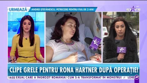 Noi informații despre starea de sănătate a Ronei Hartner!  Ce se va întâmpla cu artista în următoarele ore