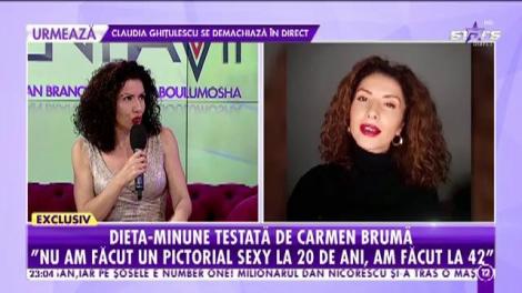 Dieta-minune testată de Carmen Brumă! Cum a reuşit vedeta să ajute mai multe celebrităţi din România
