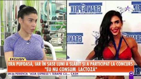 Era pufoasă, iar în șase luni a slăbit și a participat la un concurs. Dianesa Preda: ”Fără alimentație sportul nu face minuni”