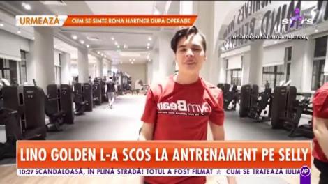 Lino Golden a slăbit 50 de kilograme, iar acum dă lecții. Artistul la scos la sală pe vloggerul Selly