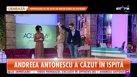 Andreea Antonescu nu mai e fată cuminte. Vedeta a căzut în ispită