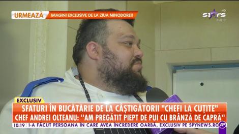 Sunt ca sarea şi piperul atunci când se întâlnesc! Chef Andrei Olteanu şi Doina de la iUmor au făcut show în bucătărie!