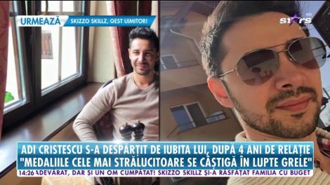 Adi Cristescu şi iubita sa şi-au spus "adio" după patru ani de relaţie!