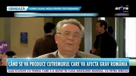 Gheorghe Mărmureanu știe când va avea loc următorul cutremur mare în România "S-au făcut noi calcule. Nu vom scăpa!"